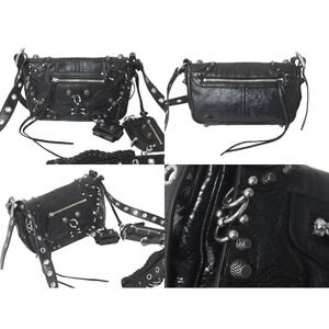 Balenciaga shoulder CAGOLE black LE edges XS bag pierced